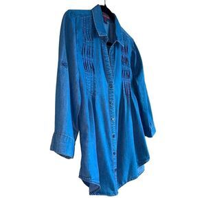 Gloria Vanderbilt “Giselle” Chambray Shirt Rare! 1970’s